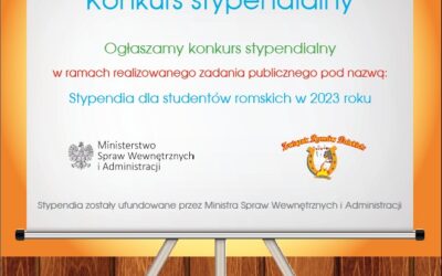 Stypendia dla studentów romskich w 2023 roku